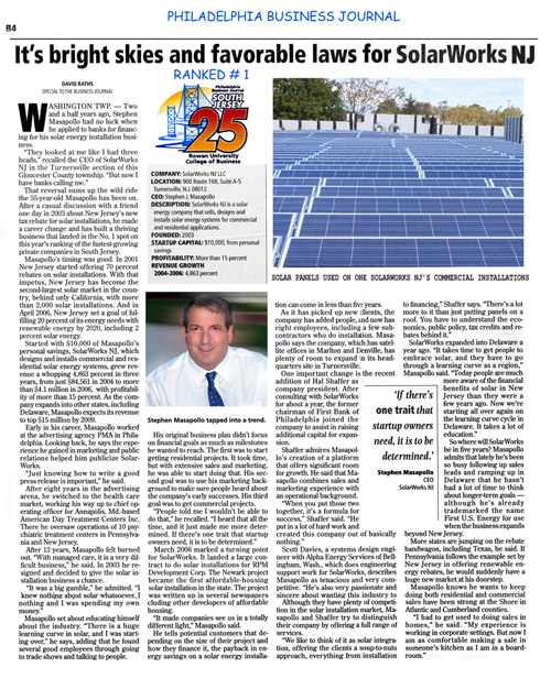 SolarWorks NJ Ranked #1